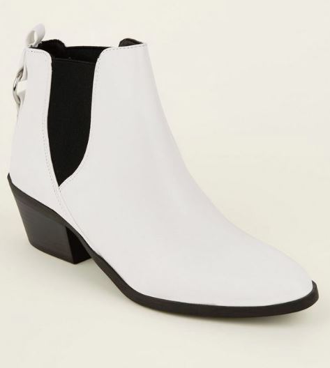 new look white western autumn boots