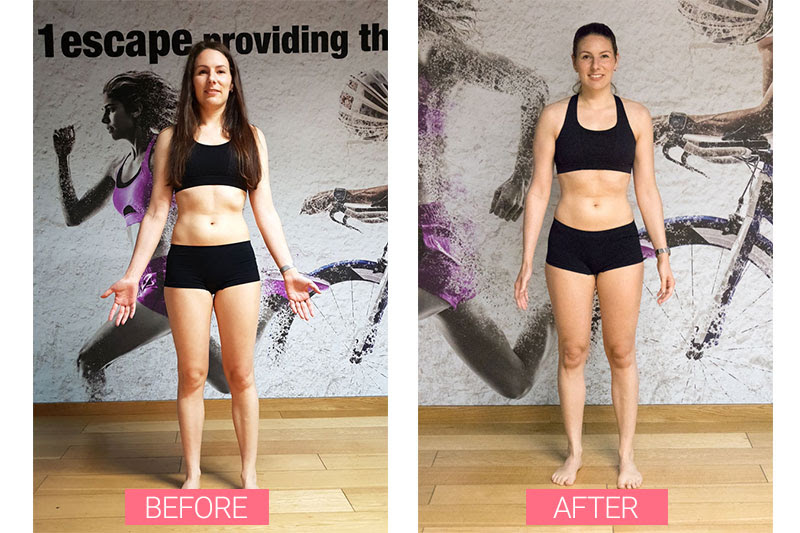 This is what an eight-week fitness journey looks like