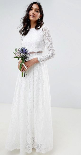 wedding dress asos