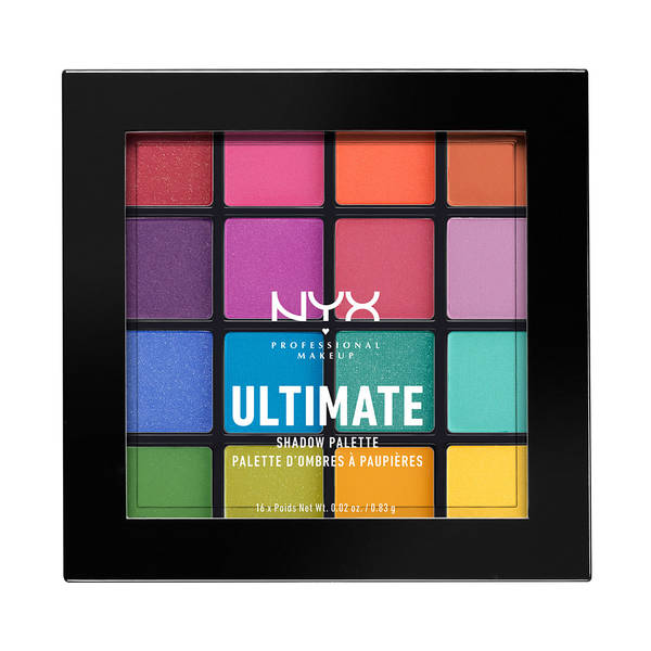 electric bright eyeshadow palette NYX