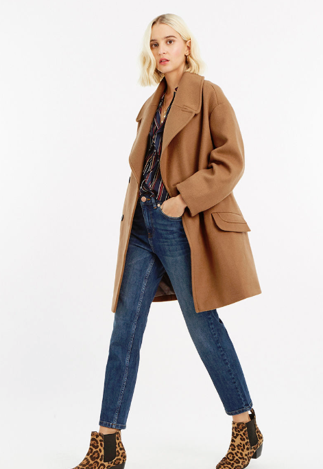 oasis high street camel coats