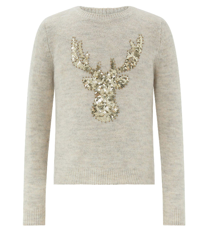 Monsoon reindeer clearance jumper