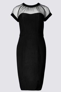 marks and spencer little black dress