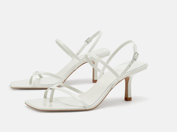 zara low-heel shoe