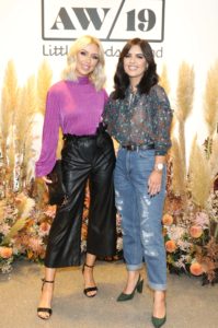 NO REPRO FEE 25/09/2019 Rosie Connolly and Bonnie Ryan pictured at the Littlewoods Ireland Autumn/Winter press show in The Marker Hotel, Dublin. Littlewoods Ireland has unveiled a new collection of key trends for Autumn/Winter 2019 with looks comprised of V by Very, as well as a selection of high-street favourites. #VbyVeryAW19 Photograph: Leon Farrell / Photocall Ireland