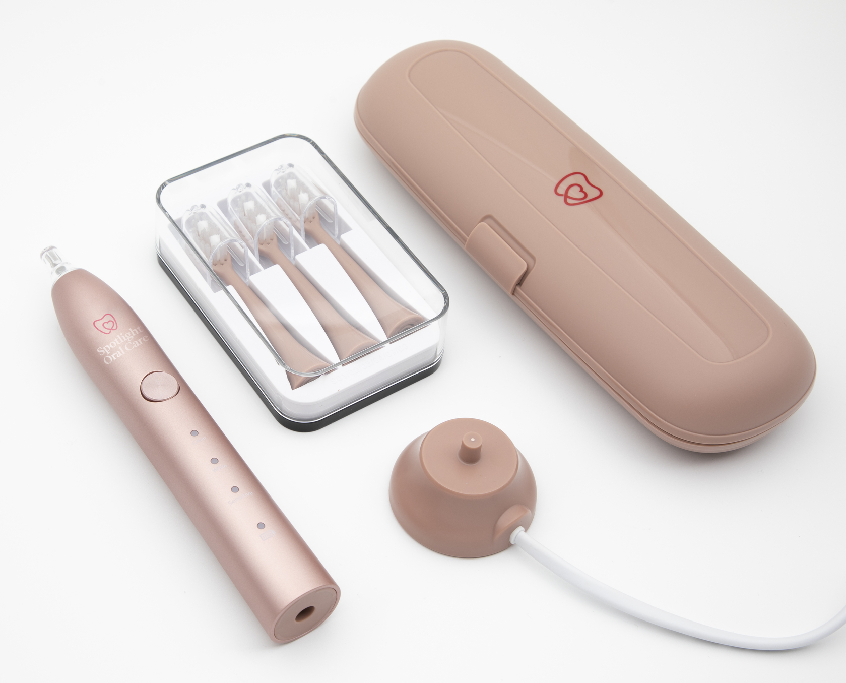Spotlight Oral Care Rose Gold Sonic Toothbrush